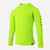 UPF50 Unisex Long Sleeve Rashie in Neon Green