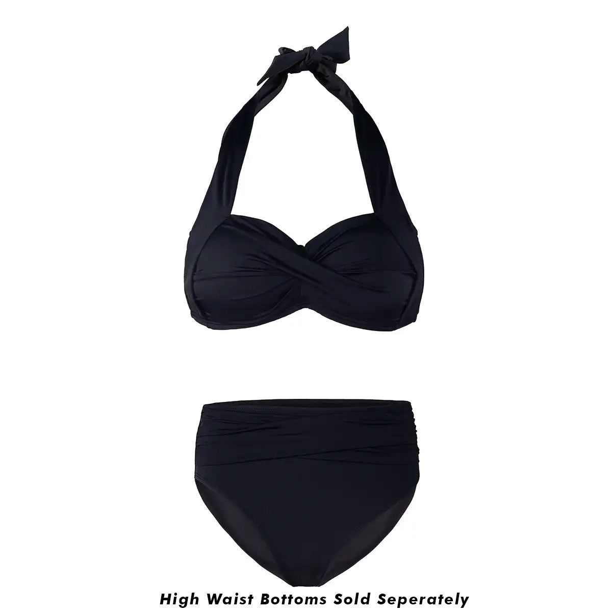 Midnight Black Women's Bikini Top – Bronte Co