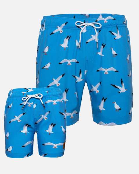 Father Son Hungry Seagull Swim Shorts Combo Bronte Co