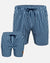 Father/Son Nautical Stripes Swim Shorts Combo