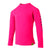 UPF50 Unisex Long Sleeve Rashie in Neon Pink