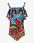 Wild Thing Girls Swimsuit with Frill