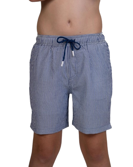 Seersucker Swim Shorts