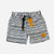 Boys Black & White Board Shorts