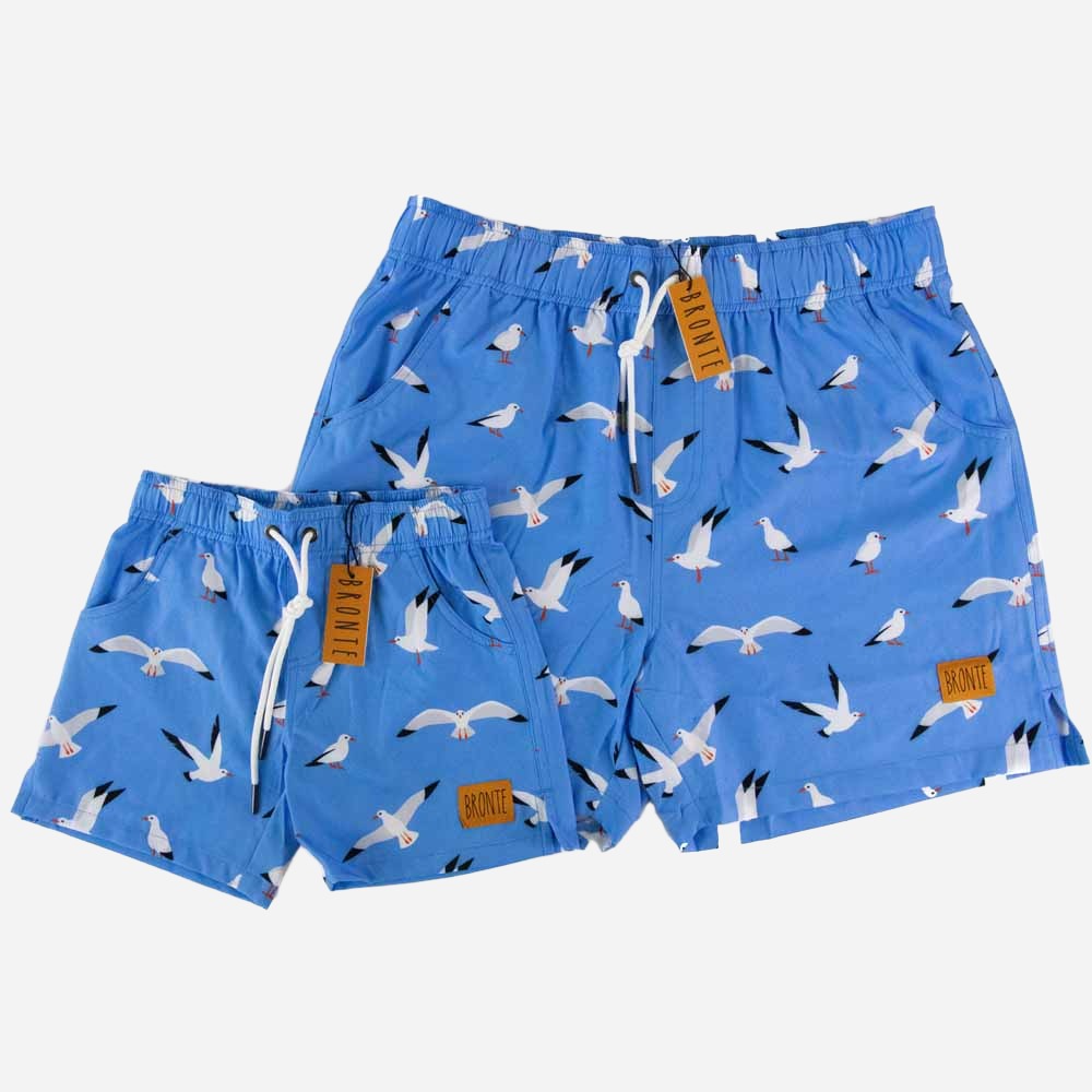 Father/Son Hungry Seagull Board Shorts Combo – Bronte Co
