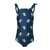 Saguaro Cactus Girls Swimsuit with Bow