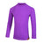 UPF50 Unisex Long Sleeve Rashie in Purple