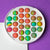 Hard Edge Round Marble Pop It Fidget Toy