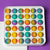 Hard Edge Square Marble Pop It Fidget Toy